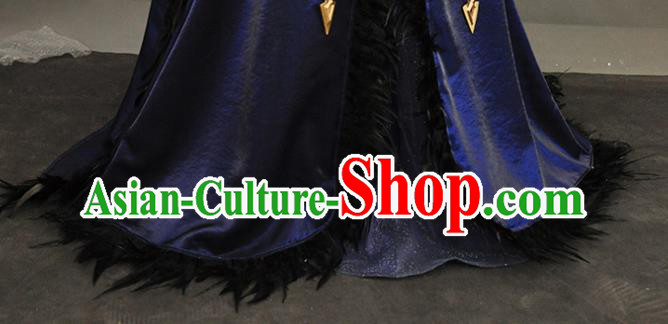 Top Game Character Empress Garment Costumes Traditional Goddess Clothing Cosplay Queen Dress Outfits