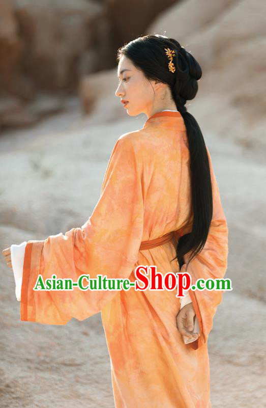 China Ancient Han Dynasty Palace Lady Garment Costumes Traditional Imperial Concubine Historical Clothing