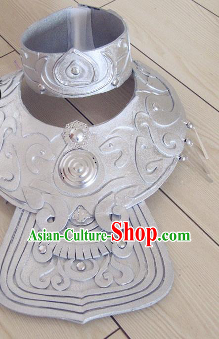 Chinese Cosplay Swordswoman Jewelry Accessories Ancient Young Lady Necklace Headwear Traditional Dance Necklet