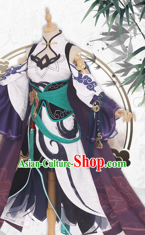 Custom Female Warrior Dress Outfits Cartoon Young Lady Clothing Cosplay Angel Garment Costumes
