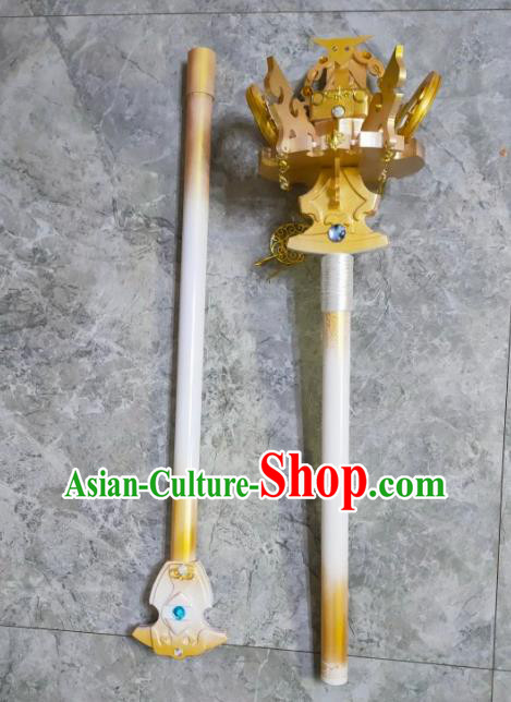 Custom Cosplay Accessories Puppet Show Props Handmade King Sceptre