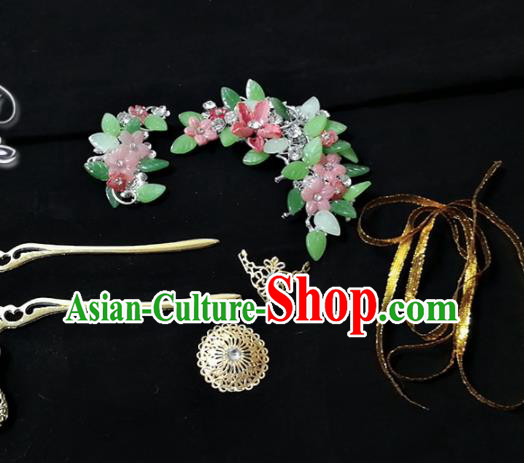 China Cosplay Princess Hair Sticks Ancient Princess Hairpins Traditional Puppet Show Li Jianshi Hair Accessories