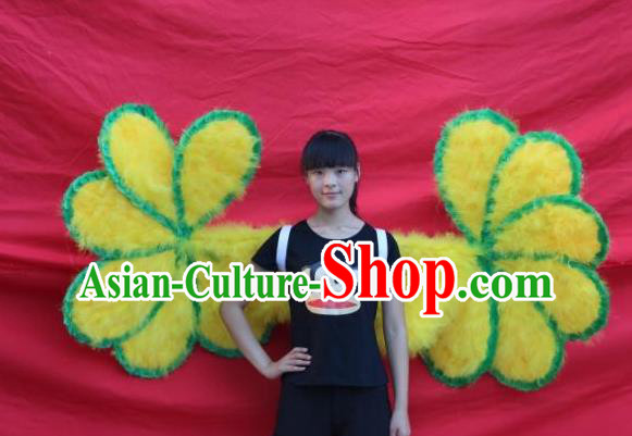 Top Catwalks Back Accessories Opening Dance Giant Decorations Miami Angel Props Stage Show Feather Wings