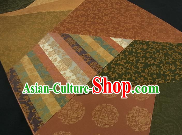Traditional Japanese Yukata Robe Brocade Girdle Accessories Kimono Belt Handmade Nishijin Tapestry Waistband