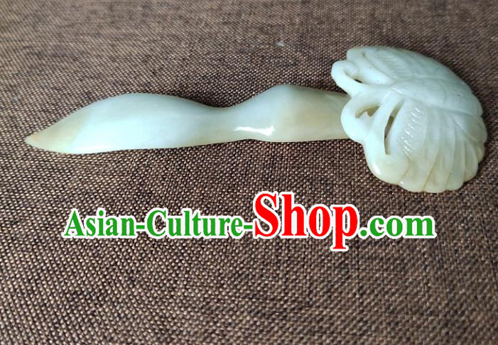 China Handmade Carving Butterfly Hairpin Traditional Hair Accessories Ancient Court Lady Hair Stick Classical Headpiece