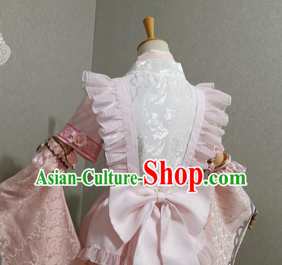 Top Magic Princess Clothing Cosplay Maidservant Dress Halloween Fancy Ball Garment Costume