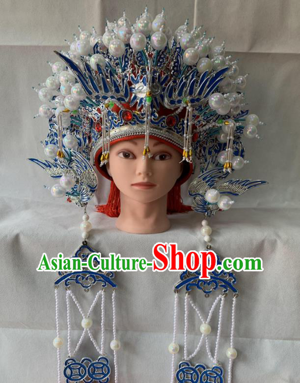 Chinese Traditional Opera Imperial Concubine Headdress Beijing Opera Hua Tan Phoenix Coronet Peking Opera Diva Phoenix Crown