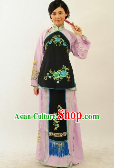 China Ancient Country Woman Clothing Beijing Opera Young Lady Dress Outfits Traditional Opera Village Girl Garment Costumes