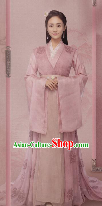 China Drama The Rebel Princess Su Jin Er Replica Costumes Southern and Northern Dynasties Clothing Ancient Palace Lady Hanfu Dress