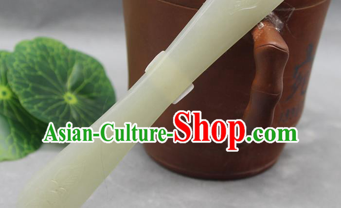 China Qing Dynasty Woman Hairpin Ancient Empress Jade Hair Stick Hair accessories