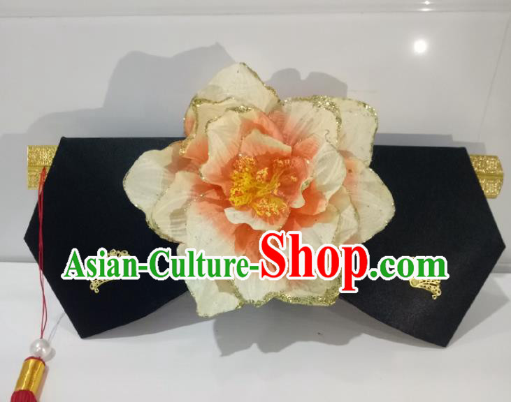 China Ancient Court Maid Hair Accessories Traditional Qing Dynasty Headdress TV Series My Fair Princess Jin Suo Giant Wing Headpiece