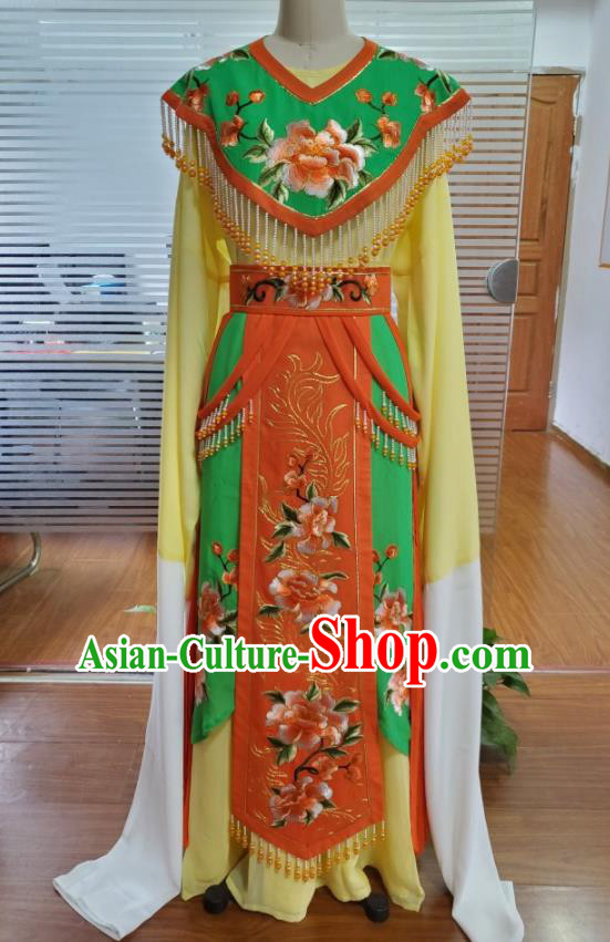 Chinese Ancient Noble Lady Clothing Peking Opera Hua Tan Garment Costumes Traditional Shaoxing Opera Actress Dress