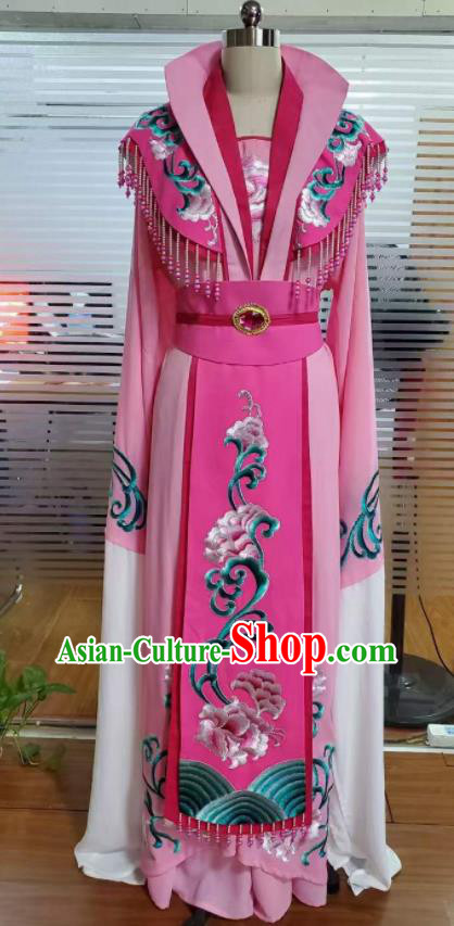 Chinese Peking Opera Hua Tan Garment Costumes Traditional Shaoxing Opera Empress Dress Ancient Fairy Clothing