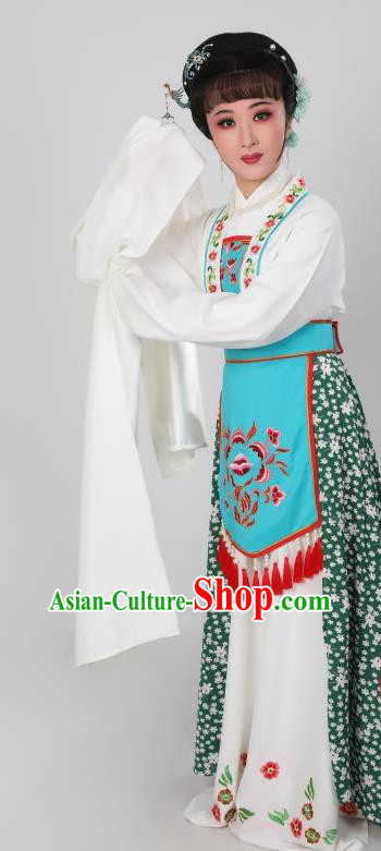 China Peking Opera Hua Tan Garment Costumes Ancient Country Woman Clothing Huangmei Opera Diva Dress