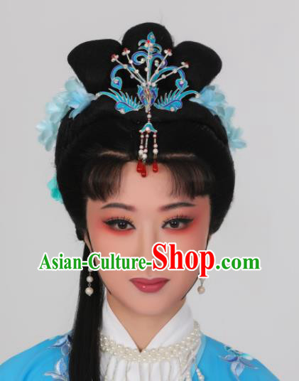 Chinese Huangmei Opera Princess Phoenix Hairpin Beijing Opera Hair Crown Traditional Opera Diva Headpiece