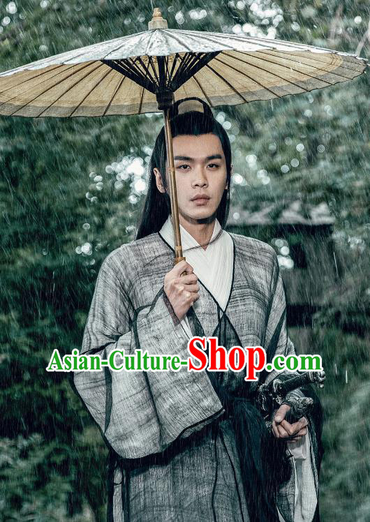 Chinese Wuxia TV Series Sword Snow Stride Xu Feng Nian Garments Ancient Young Hero Replica Costumes Swordsman Clothing
