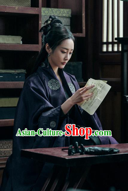 Chinese Ancient Swordswoman Replica Costumes Kung Fu Master Clothing Wuxia TV Series Sword Snow Stride Female Warrior Garments