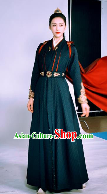 Qie Shi Tian Xia Feng Qi Wu Replica Costume Chinese Wuxia TV Series Swordswoman Clothing Ancient Heroine Garments
