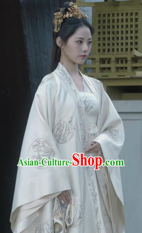 Wuxia TV Series Sword Snow Stride Swordsman Garment Chinese Ancient Princess Dress Clothing Royal Infanta Replica Costumes