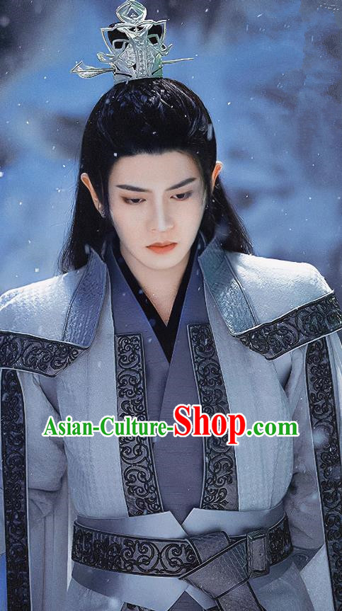 Xian Xia TV Series General Apparel The Blue Whisper Childe Chang Yi Garment Costumes Chinese Ancient Swordsman Clothing