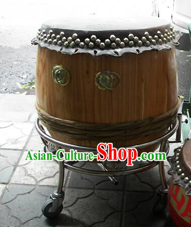 Top Dragon Dance Lion Dance Drum and Drum Cart Complete Set