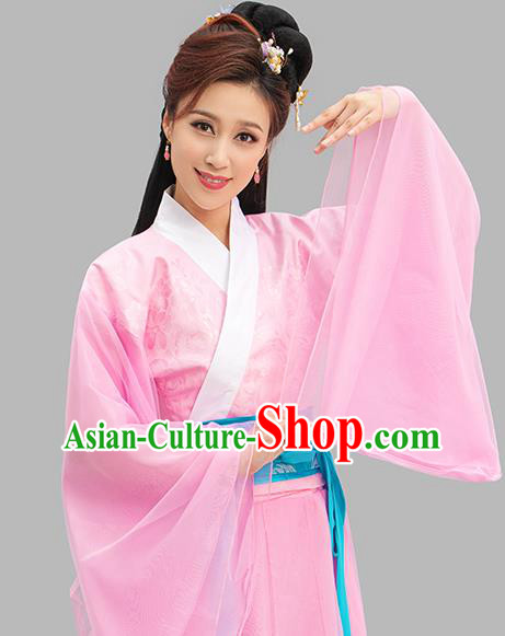 Chinese Han Dynasty Princess Garment Costumes Classical Dance Dress Ancient Goddess Clothing