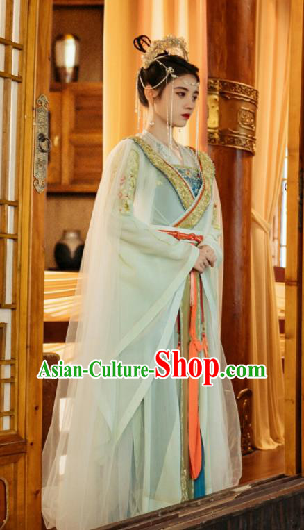 Chinese Ancient Infanta Hanfu Dress Romance Series Rebirth For You Princess Jia Nan Replica Costumes and Headpieces