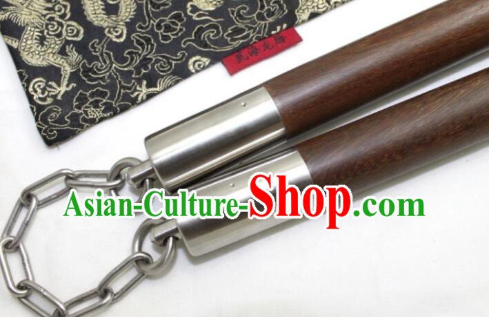 Chinese Martial Arts Nunchaku Kung Fu Nunchaka Top Sandalwood Nunchakus