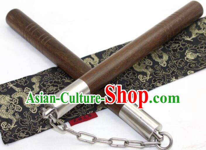 Chinese Martial Arts Nunchaku Kung Fu Nunchaka Top Sandalwood Nunchakus