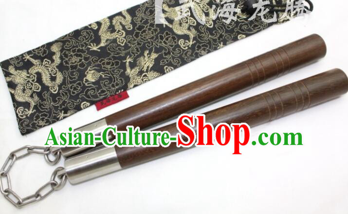 Chinese Martial Arts Nunchaku Kung Fu Nunchaka Top Sandalwood Nunchakus