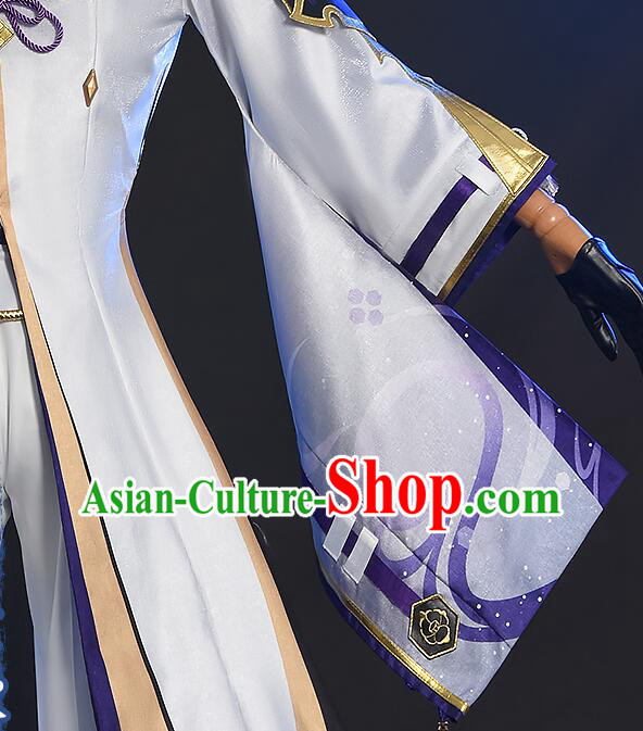 Top Cos Shogunate Young Lord Outfits Genshin Impact Cosplay Costumes Kamisato Ayato Garments