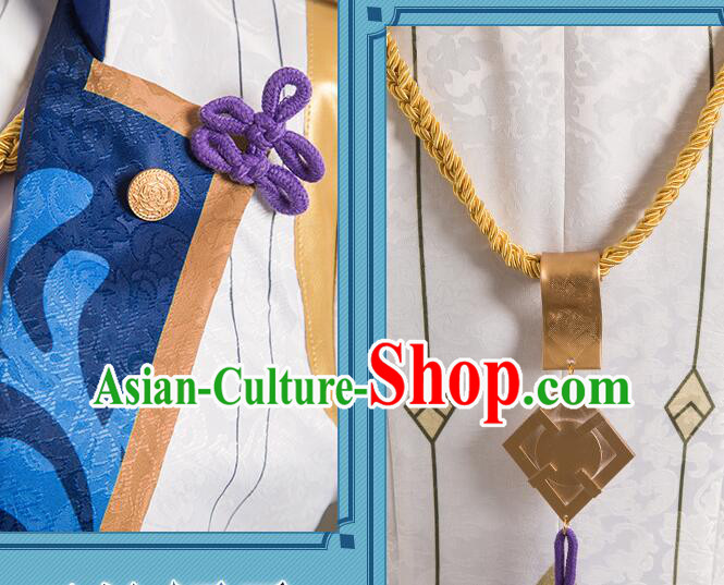 Top Kamisato Ayato Garments Cos Shogunate Young Lord Outfits Genshin Impact Cosplay Costumes