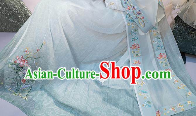Chinese Song Dynasty Noble Lady Garment Costumes Ancient Female Clothing Traditional Hanfu Beizi Dresses