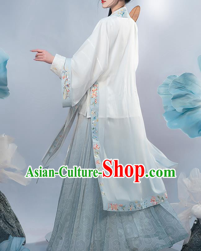 Chinese Song Dynasty Noble Lady Garment Costumes Ancient Female Clothing Traditional Hanfu Beizi Dresses