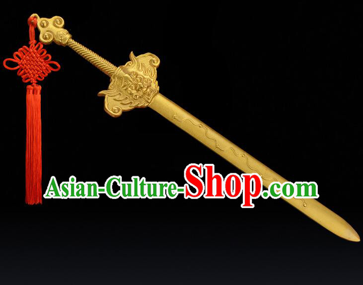 Handmade Brass Sword Traditional Taoism  Dipper Star Dagger