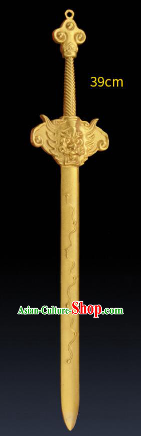 Handmade Brass Sword Traditional Taoism  Dipper Star Dagger