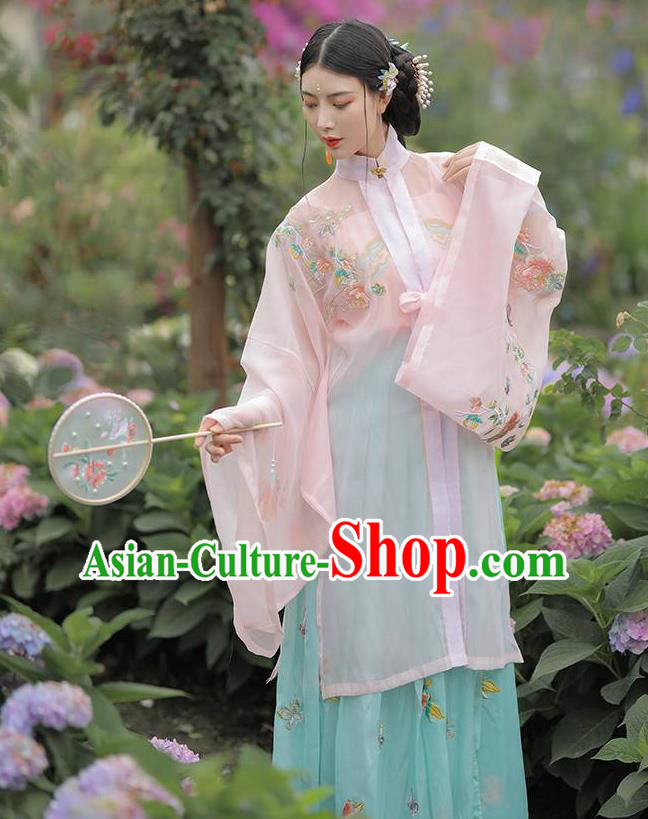 Chinese Ancient Royal Countess Hanfu Dress Historical Costumes Traditional Ming Dynasty Noble Beauty Clothing
