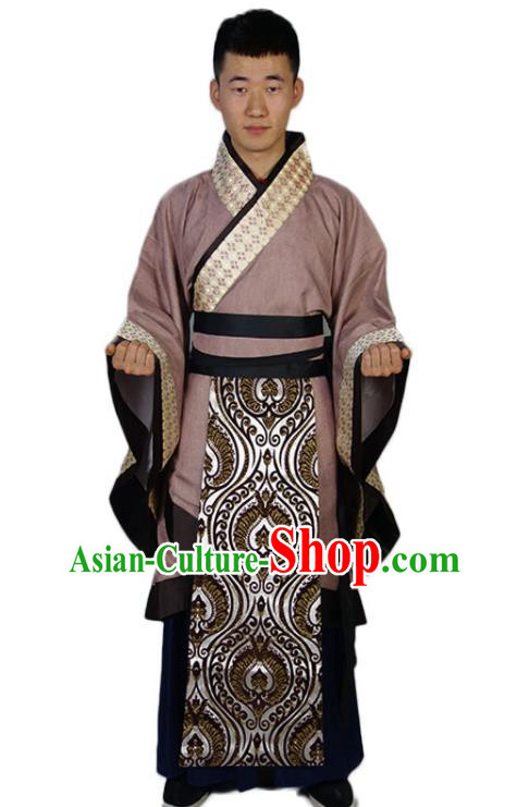 Chinese Ancient Scholar Clothing Han Dynasty Emperor Garment Costumes Traditional Official Robe