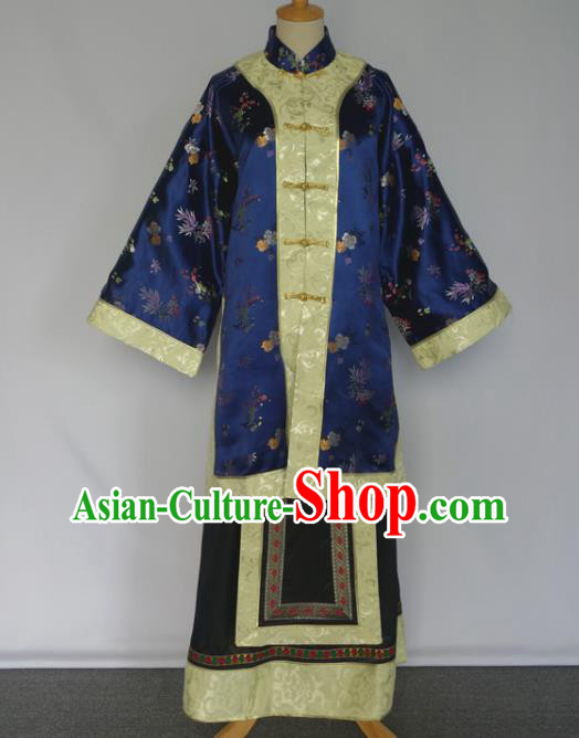 Chinese Ancient Young Mistress Clothing Late Qing Dynasty Garment Costumes Traditional Noble Woman Outfit
