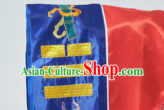 Chinese Embroidered Dragon Robe Priest Master Garment Traditional Taoism Frock Handmade Red Taoist Robe