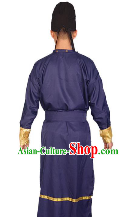 Chinese Tang Dynasty Swordsman Clothing Traditional Hanfu Robe Ancient Imperial Bodyguard Garment Costumes