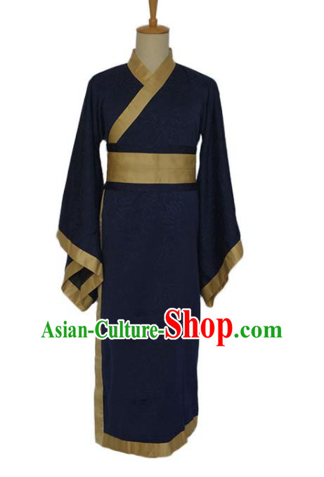 Chinese Ancient Scholar Clothing Traditional Hanfu Han Dynasty Wedding Groom Costume