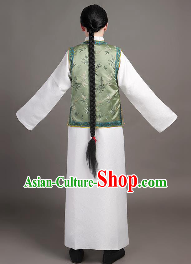 Chinese Qing Dynasty Childe Garments Ancient Landlord Clothing Traditional Costumes
