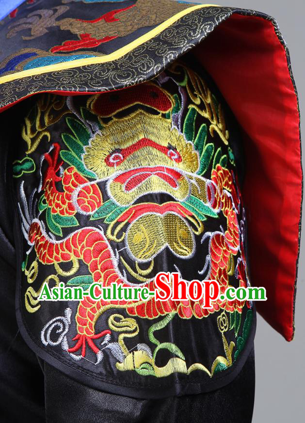 Chinese Ancient Royal Prince Costumes Qing Dynasty Regent Vestment Traditional Official Clothing