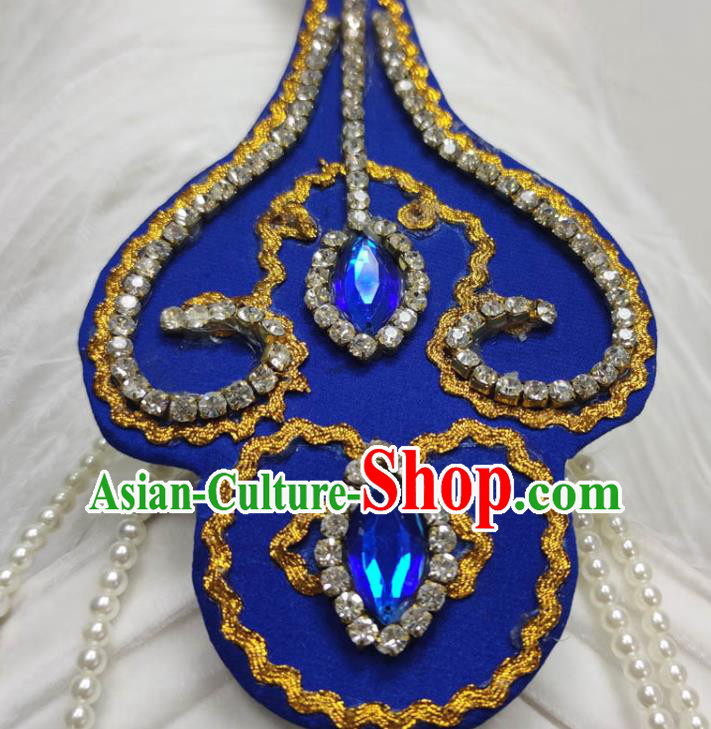 China Shaoxing Opera YOung Male Headwear Ancient Princess Beads Feather Hat Peking Opera Headpiece