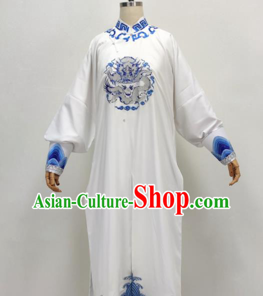 Chinese Beijing Opera Xiaosheng Garment Huangmei Opera Young Man Clothing Ancient Soldier Embroidered Costume