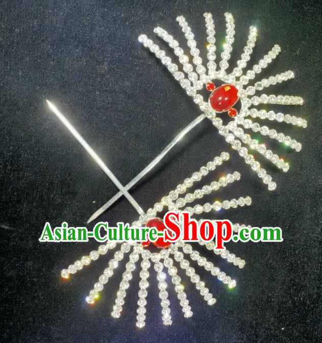 Chinese Ancient Princess Hair Pin Peking Opera Hua Tan Hair Jewelry Beijing Opera Diva Headpiece