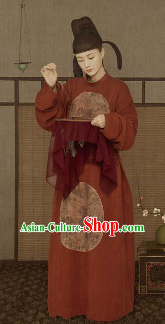 Chinese Tang Dynasty Female Official Clothing Ancient Court Lady Robe Costume