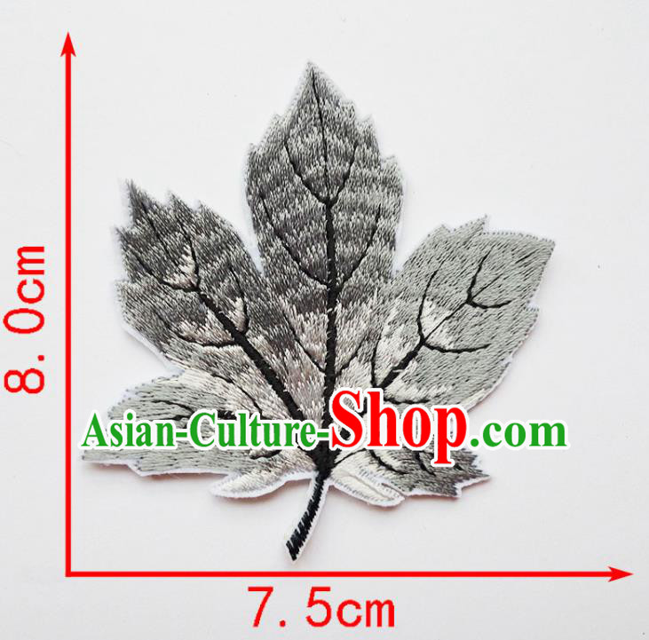 Top Embroidered Maple Leaf Patch Garment Accessories