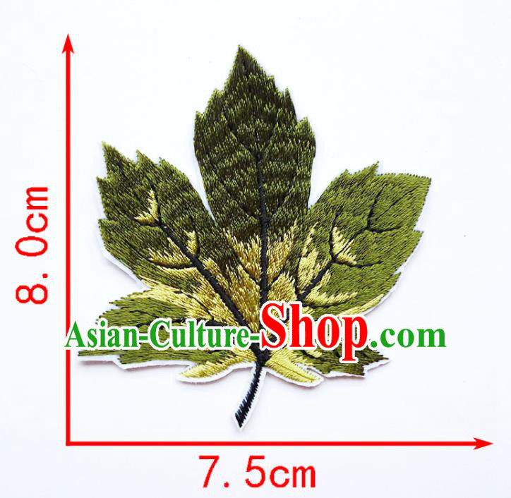 Top Embroidered Maple Leaf Patch Garment Accessories